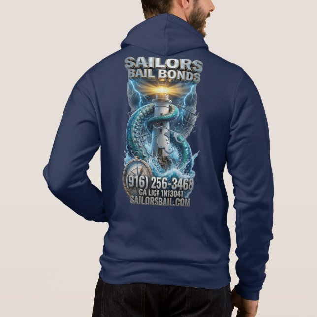 Camiseta Design de capuz de polvo Farol (Verso)