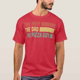 Camiseta Design de cara de entrega de pizza para amantes de