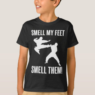 Camiseta Design de Caratê legal para Homens Meninas Negras