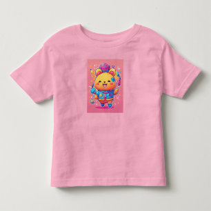 Camiseta Design de Caráter Kawaii Lively - Reproduzível e A