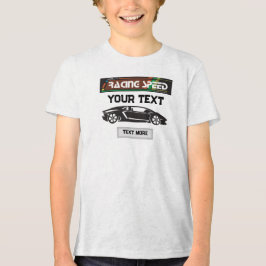 Camiseta Design de Carro de Velocidade de Corrida – Desempe