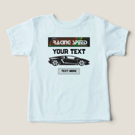 Camiseta Design de Carro de Velocidade de Corrida – Desempe