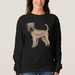 Camiseta Design de Cartoon de Cão Terrier, com revestimento