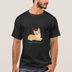 Camiseta Design de Cartoon do Cachorro de Emergência - "Res
