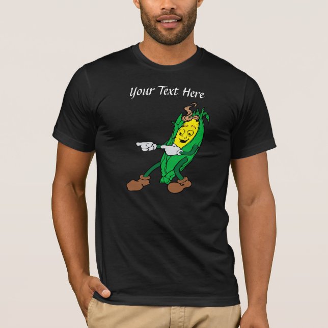 Camiseta Design de Cartoon Engraçado (Frente)