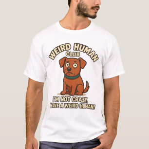 Camiseta Design de Cartoons de Cachorro Engraçado