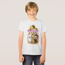Camiseta Design de Casa Assombrada Pôr do Sol Roxo Feliz Ha