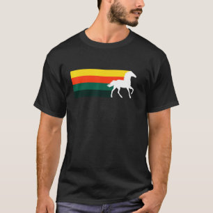 Camiseta Design de Cavalo Branco