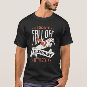 Camiseta Design De Cavalo Para Um Equestre