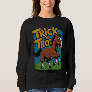Camiseta Design de Cavalo Trotando ou Fazendo Travessuras p