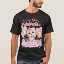 Design de Celebração de Aniversário de Gatinho Pas