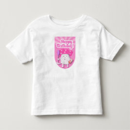 Camiseta Design de Celebração de Aniversário Feliz