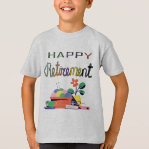 Camiseta Design de Celebração de Aposentação