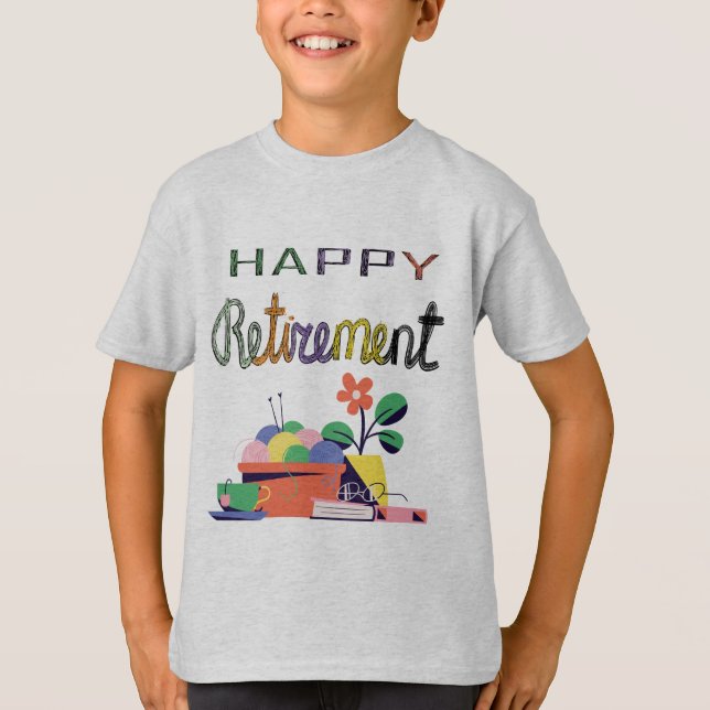 Camiseta Design de Celebração de Aposentação (Frente)