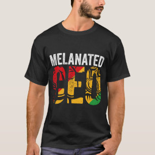Camiseta Design de CEO Melanizado Para Mulheres Homens Negr