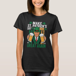 Camiseta Design de Cerveja Engraçado com Dia de São Patríci