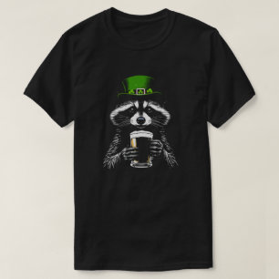 Camiseta Design de Cerveja Mapache Sortudo