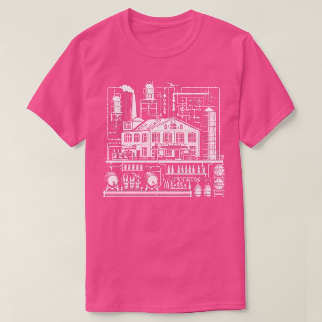 Camiseta design de cervejaria vintage (Frente do Design)