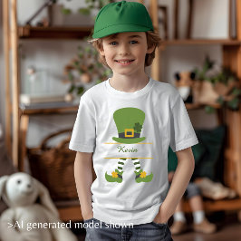Camiseta Design de Chapéu de Leprechaun Divertido Personali