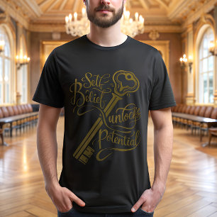 Camiseta Design de Chave Inspiradora   Autoconfiança