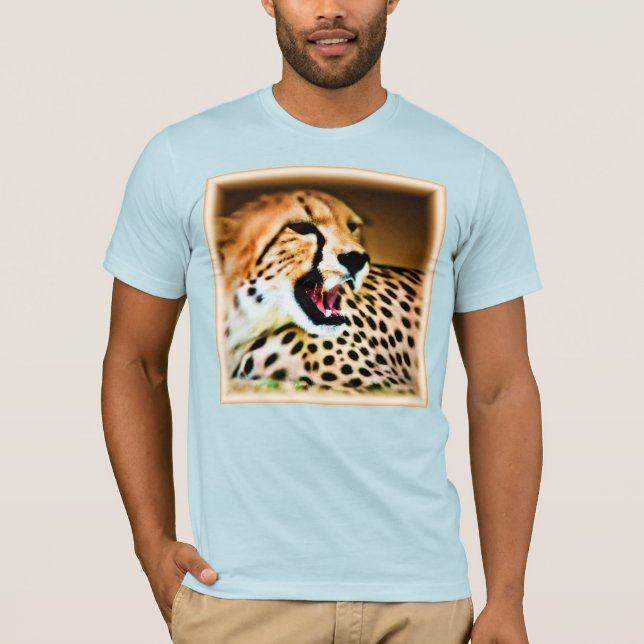 Camiseta "Design de Cheetah feroz e nojento". Comprar Agora (Frente)