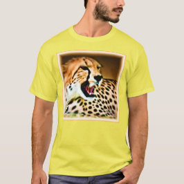 Camiseta "Design de Cheetah feroz e nojento". Comprar Agora