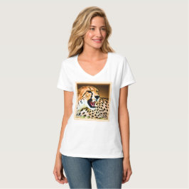 Camiseta "Design de Cheetah feroz e nojento". Comprar Agora
