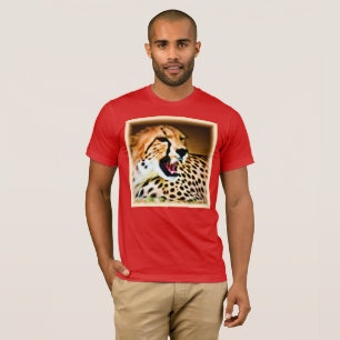Camiseta "Design de Cheetah feroz e nojento". Comprar Agora