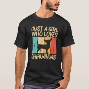 Camiseta Design De Chihuahua Bonita Para Meninas Mãe Chihua