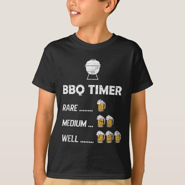 Camiseta Design de Churrasco engraçado! Para Ventiladores D (Frente)