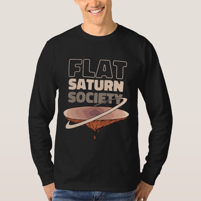 Camiseta Design de Ciência da Sociedade de Saturno (Frente)