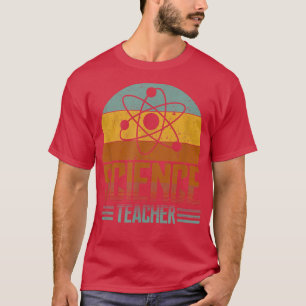 Camiseta Design de Ciência Vintage para Mulheres Professora