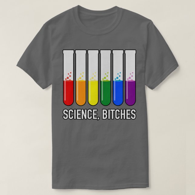 Camiseta Design de Ciências LGBTQ para Cientistas Gay 1335 (Frente do Design)