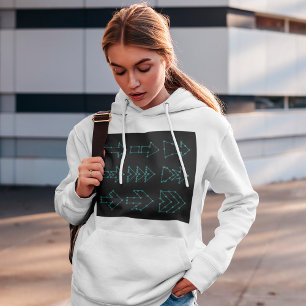 Camiseta Design de Circuito de Seta de Tecnologia Futurista
