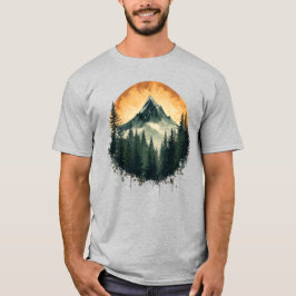 Camiseta Design de Circular de Elemento da Terra