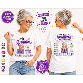 Camiseta Design de Citação da Vovó - Ilustração Vintage da 