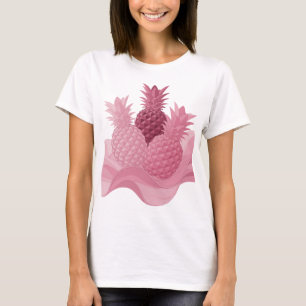 Camiseta Design de Citação de ABACAXIS ROSAS Limpos
