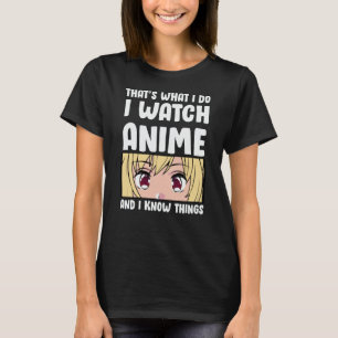 Camiseta Design de citação de animação I Assiste Anim