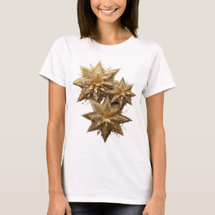 Camiseta Design de Citação de ESTRELAS DOURADAS Prateado El