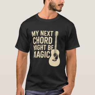 Camiseta Design de Citação de Música Mágica de Acordes de G