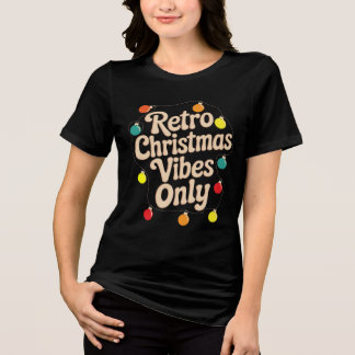 Camiseta Design de Citação de Natal Antigo – Férias Retrô