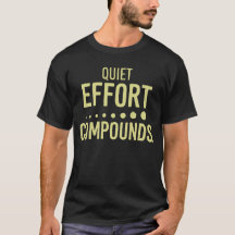 Design de Citação Motivacional de Esforço Silencio