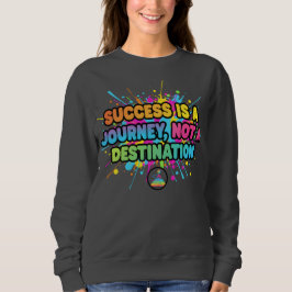Camiseta Design de Citação Motivacional de Sucesso é uma Jo