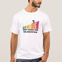 Design de Código de Barras legal Melhor Esquiador