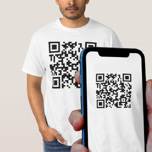 Camiseta Design de Código QR