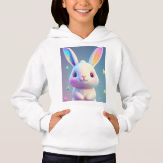 Camiseta Design de Coelhinho de Páscoa em Pastel Colore Hoo