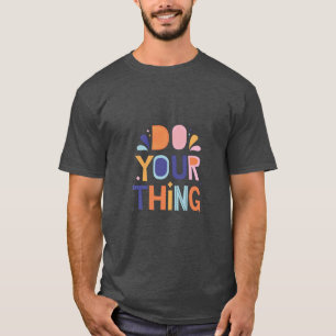 Camiseta Design de Coleção de Slogan de Coisas