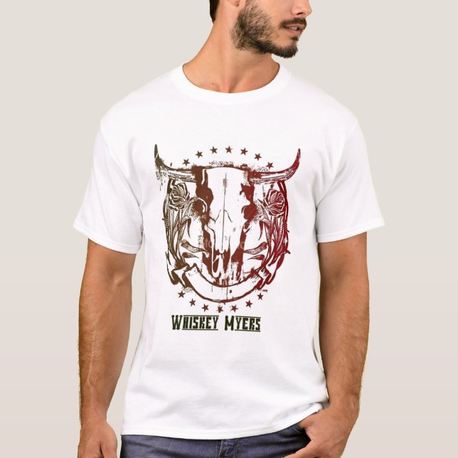 Camiseta design de coleção Whiskey Myer banda popular (Frente)