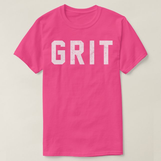 Camiseta DESIGN de colheita GRIT (Frente do Design)