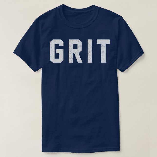 Camiseta DESIGN de colheita GRIT (Frente do Design)